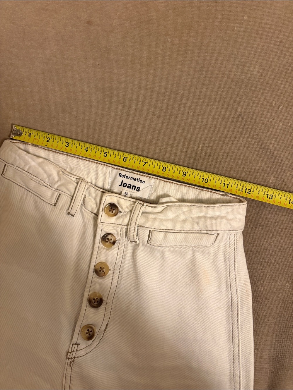 Reformation High Rise Wide Leg Jeans - Picture 4 of 5
